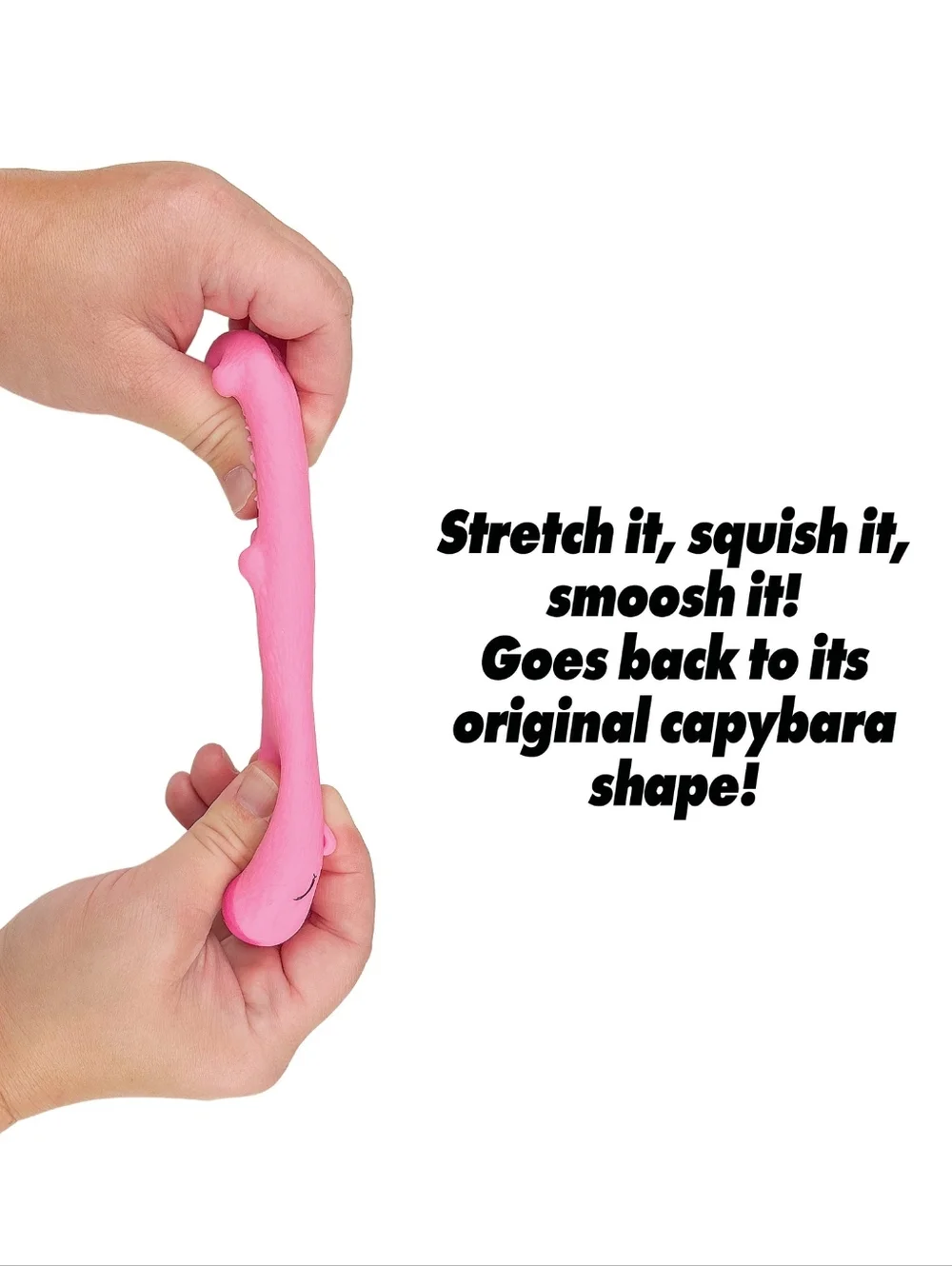 💜 Orange Capybara Squishy Toy 🧸 Sand Filled Stress Relief Fidget Cute